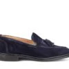 Elton Tassel Loafer - Navy Suede