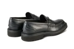 Eva Penny Loafer - Black -R E Tricker Ltd eva penny loafer black 104143