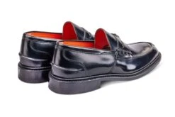 Eva Penny Loafer - Black Bookbinder -R E Tricker Ltd eva penny loafer black bookbinder 834867