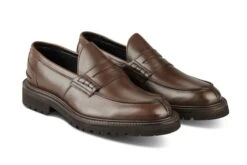 Eva Penny Loafer - Espresso Burnished -R E Tricker Ltd eva penny loafer espresso burnished 644499