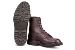 Grassmere Country Boot - Burgundy Olivvia Shrunken Grain -R E Tricker Ltd grassmere country boot burgundy olivvia shrunken grain 794955