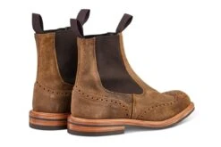 Henry Country Boot - Peanut Reverse Suede -R E Tricker Ltd henry country boot peanut reverse suede 427559
