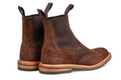 Henry Country Boot - Ridge Reverse Suede -R E Tricker Ltd henry country boot ridge reverse suede 812749