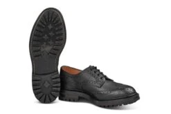 Ilkley Country Shoe - Black Scotch Grain -R E Tricker Ltd ilkley country shoe black scotch grain 437668