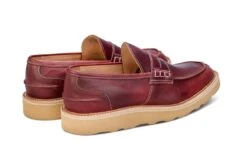 James Penny Loafer - Burgundy Cutter -R E Tricker Ltd james penny loafer burgundy cutter 385034