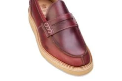 R E Tricker Ltd -R E Tricker Ltd james penny loafer burgundy cutter 607362
