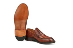 James Penny Loafer - Chestnut Burnished -R E Tricker Ltd james penny loafer chestnut burnished 314173