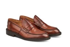 James Penny Loafer - Chestnut Burnished -R E Tricker Ltd james penny loafer chestnut burnished 619269