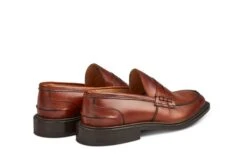 James Penny Loafer - Chestnut Burnished -R E Tricker Ltd james penny loafer chestnut burnished 805034