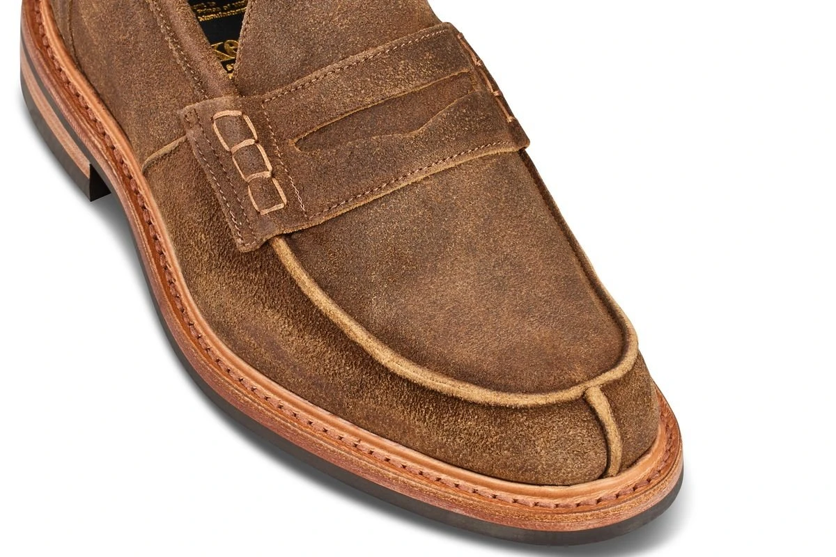 James Penny Loafer - Peanut Reverse Suede 2 James Penny Loafer - Peanut Reverse Suede - Image 2
