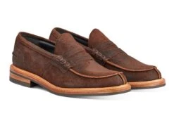 James Penny Loafer - Ridge Reverse Suede -R E Tricker Ltd james penny loafer ridge reverse suede 516408