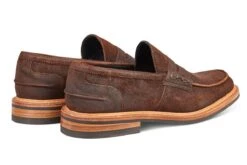 James Penny Loafer - Ridge Reverse Suede -R E Tricker Ltd james penny loafer ridge reverse suede 959041