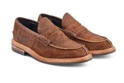 James Penny Loafer - Snuff Reverse Suede -R E Tricker Ltd james penny loafer snuff reverse suede 214785