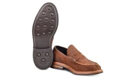 James Penny Loafer - Snuff Reverse Suede -R E Tricker Ltd james penny loafer snuff reverse suede 688200