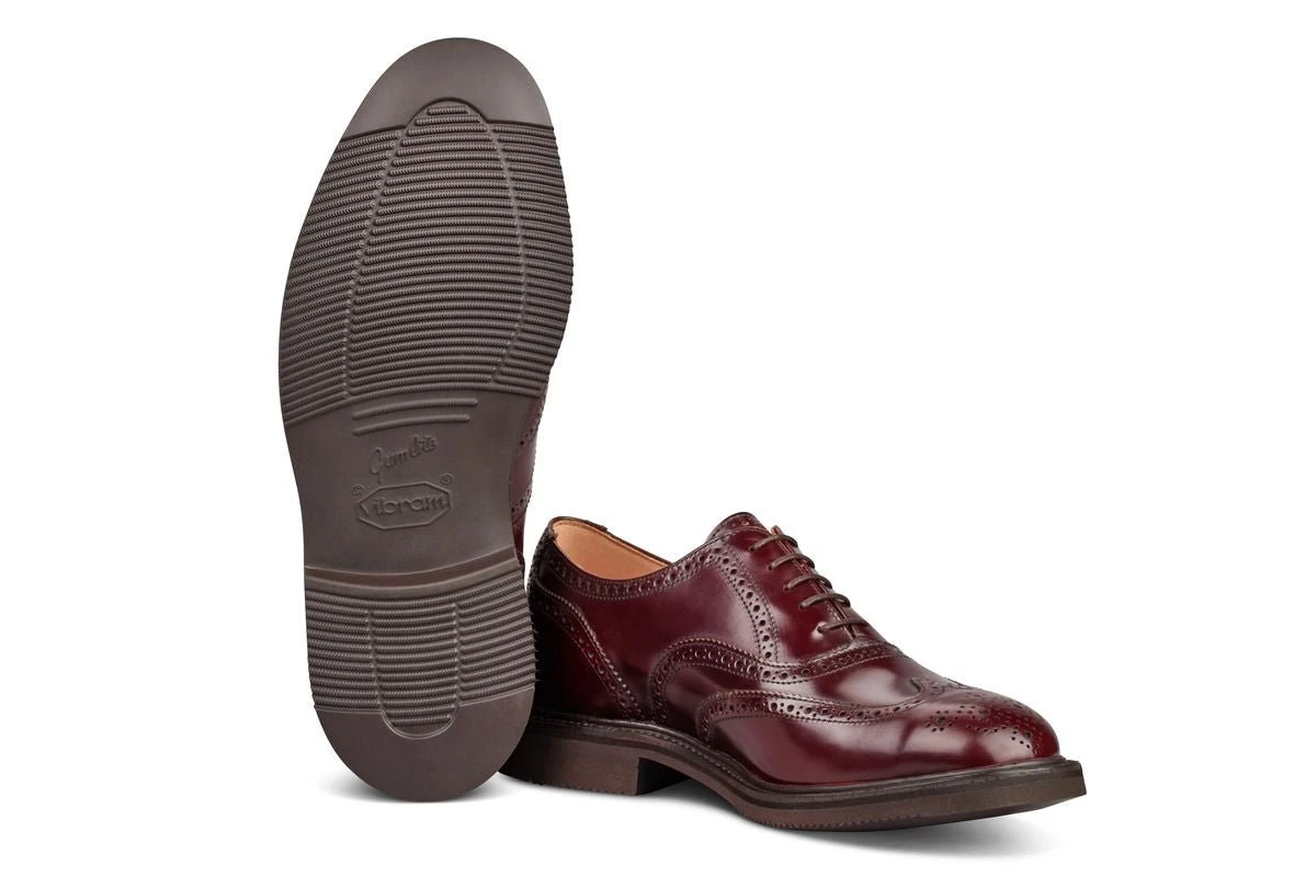 Jeremy Brogue Oxford City Shoe - Burgundy Bookbinder 5 Jeremy Brogue Oxford City Shoe - Burgundy Bookbinder - Image 5