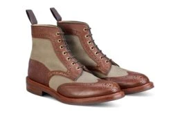 Kelmscott Country Boot - Mahogany/Khaki Two Tone 7 Kelmscott Country Boot - Mahogany/Khaki Two Tone -R E Tricker Ltd kelmscott country boot mahoganykhaki two tone 670349