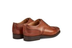 Kensington Toecap Oxford City Shoe - Beechnut Burnished -R E Tricker Ltd kensington toecap oxford city shoe beechnut burnished 626029
