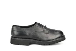 Linda Derby Tramper Shoe - Olivvia Deerskin - Black