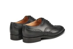 Norfolk Brogue Oxford City Shoe - Black -R E Tricker Ltd norfolk brogue oxford city shoe black 382625