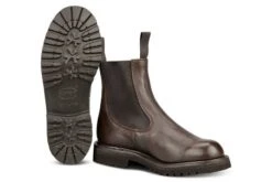 Paula Chelsea Boot - Olivvia Deerskin - Brown -R E Tricker Ltd paula chelsea boot olivvia deerskin brown 503573