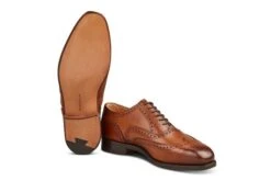Piccadilly Brogue Oxford City Shoe - Beechnut Burnished -R E Tricker Ltd piccadilly brogue oxford city shoe beechnut burnished 847634