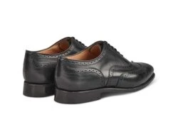 Piccadilly Brogue Oxford City Shoe - Black -R E Tricker Ltd piccadilly brogue oxford city shoe black 130387
