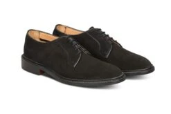 Robert Derby Shoe - Black Suede 7 Robert Derby Shoe - Black Suede -R E Tricker Ltd robert derby shoe black suede 906565