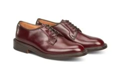 Robert Derby Shoe - Burgundy Bookbinder -R E Tricker Ltd robert derby shoe burgundy bookbinder 305650