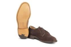 Robert Derby Shoe - Coffee Suede 9 Robert Derby Shoe - Coffee Suede -R E Tricker Ltd robert derby shoe coffee suede 639685