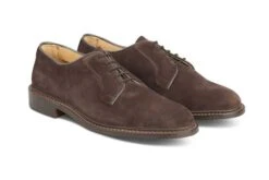 Robert Derby Shoe - Coffee Suede 7 Robert Derby Shoe - Coffee Suede -R E Tricker Ltd robert derby shoe coffee suede 981978