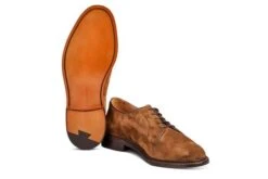 Robert Derby Shoe - Cubana Suede -R E Tricker Ltd robert derby shoe cubana suede 605932