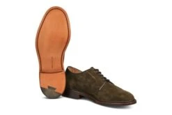 Robert Derby Shoe - Earth Suede -R E Tricker Ltd robert derby shoe earth suede 880861