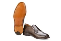 Robert Derby Shoe - Espresso Burnished -R E Tricker Ltd robert derby shoe espresso burnished 175096