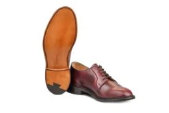 Robert Derby Shoe - Lightweight - Burgundy Cutter -R E Tricker Ltd robert derby shoe lightweight burgundy cutter 243315