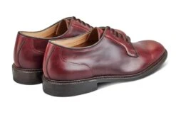 Robert Derby Shoe - Lightweight - Burgundy Cutter -R E Tricker Ltd robert derby shoe lightweight burgundy cutter 258032