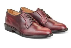 Robert Derby Shoe - Lightweight - Burgundy Cutter -R E Tricker Ltd robert derby shoe lightweight burgundy cutter 358863
