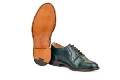 Robert Derby Shoe - Lightweight - Green Cutter -R E Tricker Ltd robert derby shoe lightweight green cutter 395407