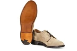 Robert Derby Shoe - Sand Suede -R E Tricker Ltd robert derby shoe sand suede 963263