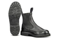 Silvia Country Dealer Boot - Olivvia Deerskin - Black -R E Tricker Ltd silvia country dealer boot olivvia deerskin black 669330