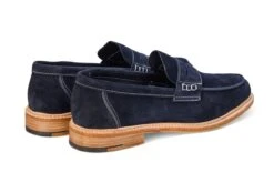 Sonny Penny Loafer - Navy Castorino -R E Tricker Ltd sonny penny loafer navy castorino 713121