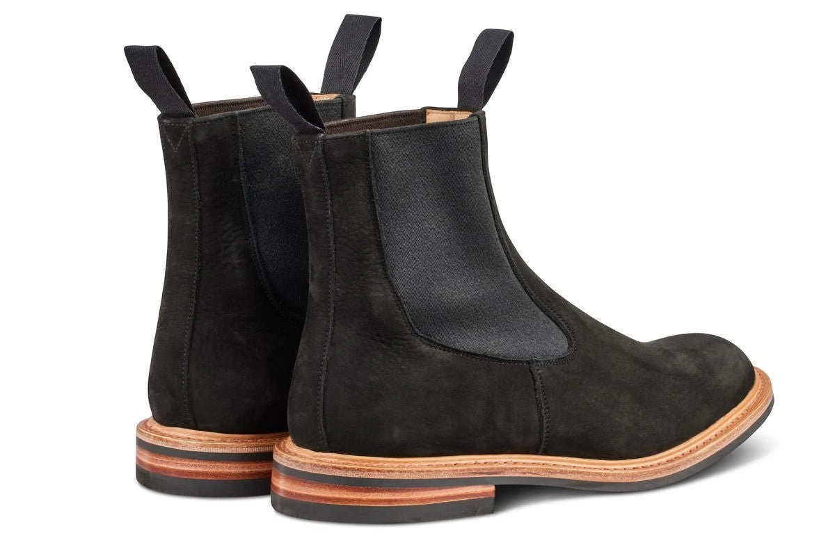 Stephen Chelsea Boot - Black Hydro Nubuck 4 Stephen Chelsea Boot - Black Hydro Nubuck - Image 4