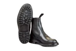 Stephen Chelsea Boot - Black Olivvia Oiled -R E Tricker Ltd stephen chelsea boot black olivvia oiled 376593