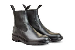 Stephen Chelsea Boot - Black Olivvia Oiled -R E Tricker Ltd stephen chelsea boot black olivvia oiled 566592