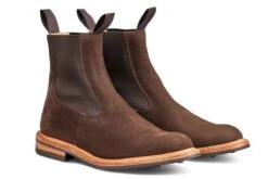 Stephen Chelsea Boot - Brown Hydro Nubuck 7 Stephen Chelsea Boot - Brown Hydro Nubuck -R E Tricker Ltd stephen chelsea boot brown hydro nubuck 214511