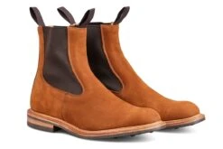 Stephen Chelsea Boot - Whisky Hydro Nubuck -R E Tricker Ltd stephen chelsea boot whisky hydro nubuck 764446