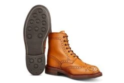 Stephy Brogue Boot - ACORN ANTIQUE -R E Tricker Ltd stephy brogue boot acorn antique 362956