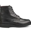 Stephy Brogue Boot - Black