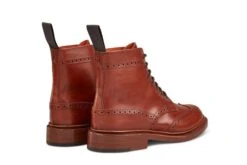 Stephy Brogue Boot - MARRON ANTIQUE -R E Tricker Ltd stephy brogue boot marron antique 276931