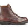 Stephy Brogue Boot - Olivvia Deerskin - Chestnut Burnished