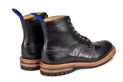 Stow Country Boot - Black (Tricker's Exclusive) -R E Tricker Ltd stow country boot black 185982
